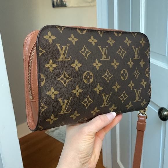 ❌SOLD❌1996 authentic Louis Vuitton Orsay clutch large wristlet - Picture 5 of 17